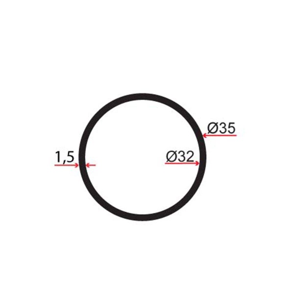 35x1,5 Boru